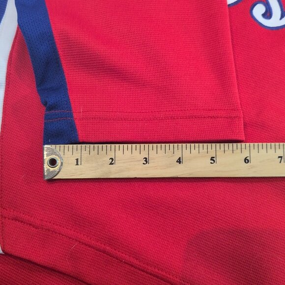 Olympic Team Nike M Medium Russia Ice Hockey Jersey Red Blue Embroidery National - Picture 11 of 15